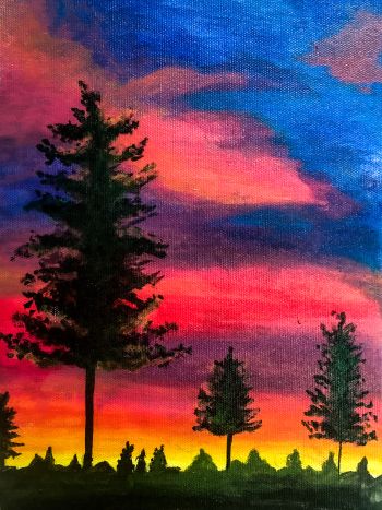 Winter sunset  