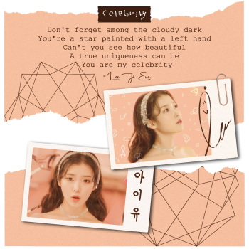 IU Celebrity (Lee Ji Eun New Release) A3 Poster