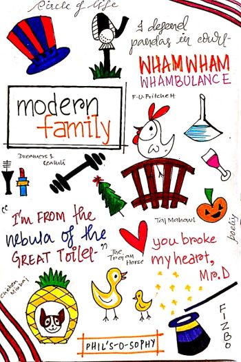 Modern Family! A3 Poster