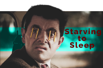 Starving to Sleep. Mr. Bean. #nightowl 