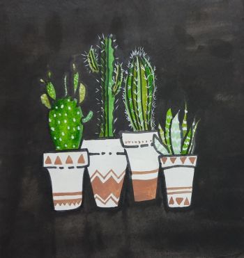 CACTI FAMILY A3 Poster