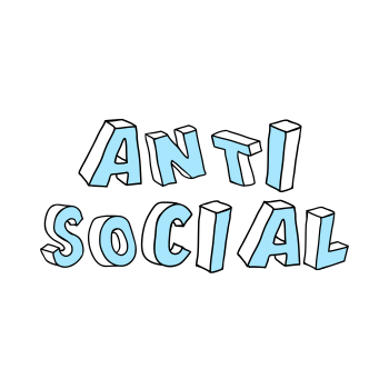 Anti-social A3 Poster