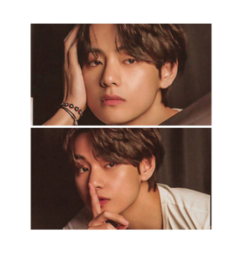 BTS taehyung tan aesthetic A3 Poster