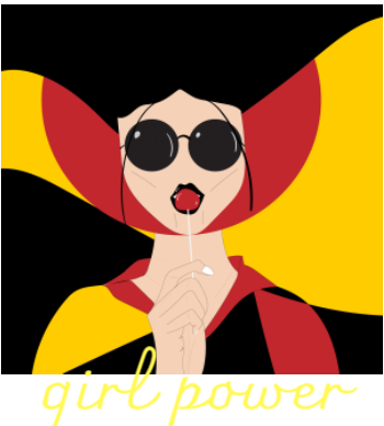 Girl power A3 Poster