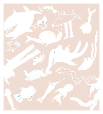 Random imaginary things  A3 Poster
