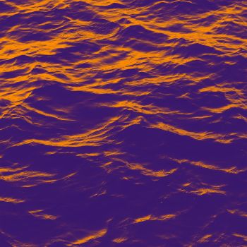 Abstract purple yellow wave texture.  A3 Poster