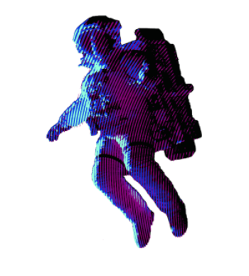 Astronaut A3 Poster