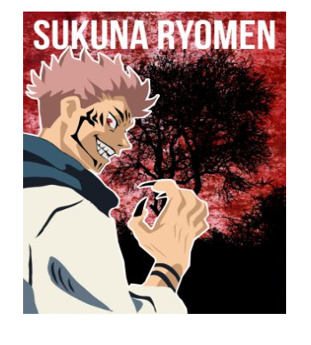 Ryomen Sukuna  A3 Poster