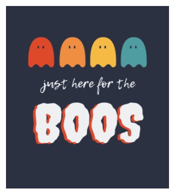 Just here for the boos A3 Poster