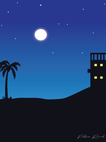 The Moon Light A3 Poster