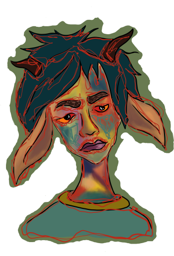 Tumnus on a trip  A3 Poster