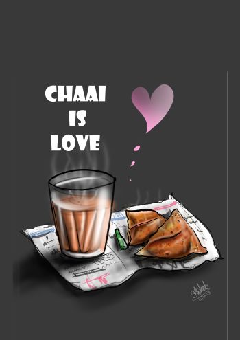 CHAAI IS LOVE-DO YOU AGREE? A3 Poster