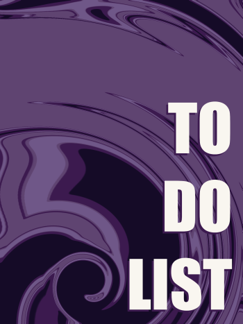 To Do List A3 Poster