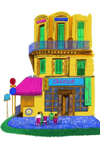 coffee shop A3 Poster