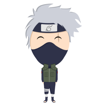 Kakashi smiling A3 Poster