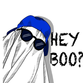 Hey Boo 7 - solo A3 Poster