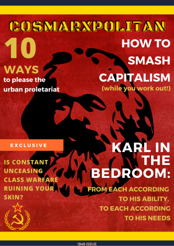 Karl Marx Cosmopolitan A3 Poster
