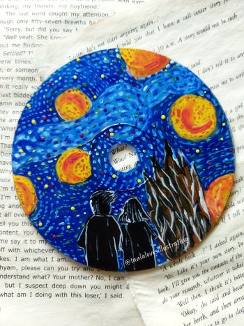 Starry Night Love  A3 Poster