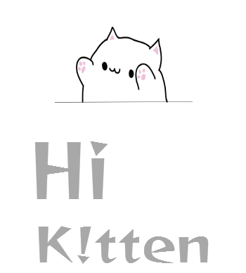 Kitten A3 Poster