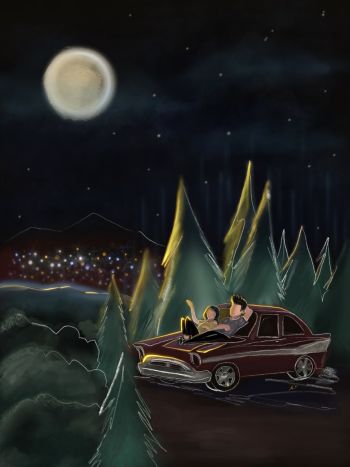 Stars with me A3 Poster