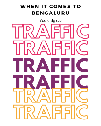 Bengaluru Traffic A3 Poster