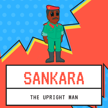 Thomas Sankara Africa Communist x Comics A3 Poster