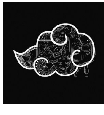 akatsuki cloud doodle art  A3 Poster