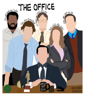 The office fanart A3 Poster