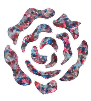 Abstract Rose A3 Poster