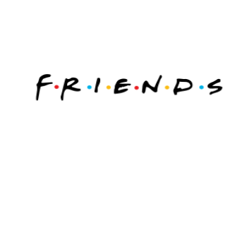 friends logo wear A3 Poster