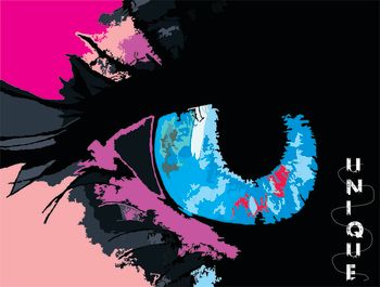 unique eye design A3 Poster