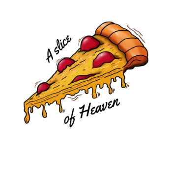 PIZZA IS HEAVEN A3 Poster