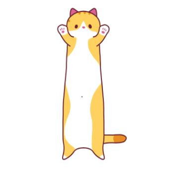 Cute tall cat design A3 Poster