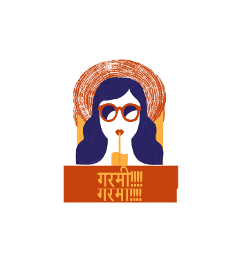 Summer vibe design girl drinking A3 Poster