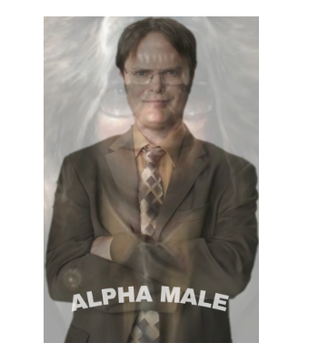 Dwight Alpha male A3 Poster