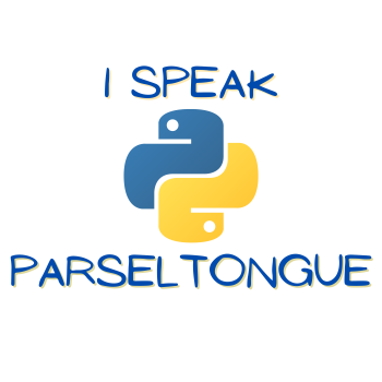 Python coder - I speak parseltongue A3 Poster