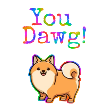 Cute dog tee A3 Poster