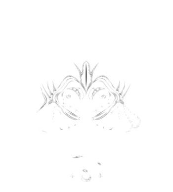 Dark Gothic Inhale Exhale Butterfly A3 Poster