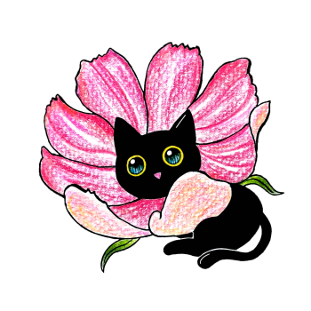 Cosmos Kitty A3 Poster