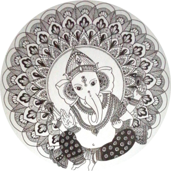 Ganpati Mandala1 A3 Poster