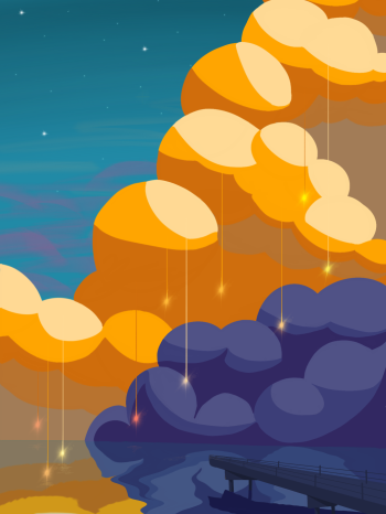 Colorful clouds 