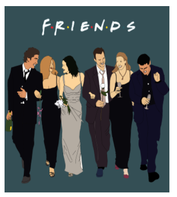 Friends  A3 Poster