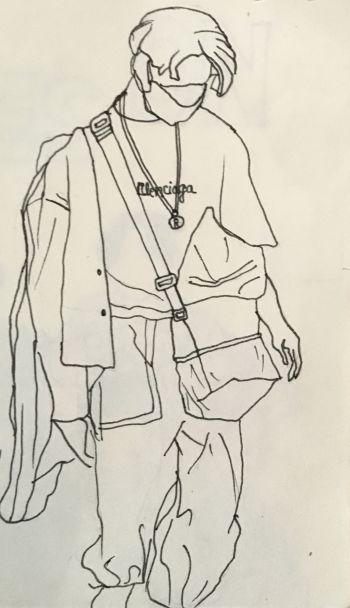 Jungkook line art merch 
