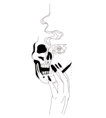 Smoke and death  A3 Poster