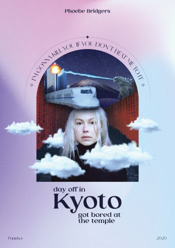 Kyoto by Phoebe Bridgers A3 Poster