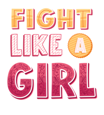 Fight Like A Girl A3 Poster