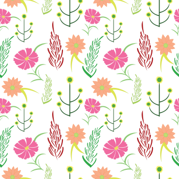 summer flowers A3 Poster
