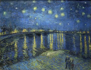 Vincent van Gogh's Starry Night Over the Rhone  A3 Poster
