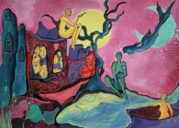 "i still wake up with things to tell you" A3 Poster