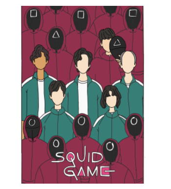 Squid game  A3 Poster